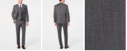 Lauren Ralph Lauren Men's Classic-Fit UltraFlex Stretch Gray Sharkskin Suit Separates
